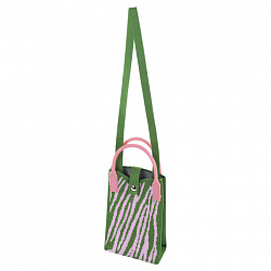 Сумочка-органайзер повседневная HEIKKI KNIT (ХЕЙКИ) кросс боди, вязаная, 17х12х5 см, "Fun zebra", 273792