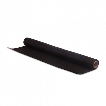 Цветной фетр МЯГКИЙ 500х700 мм, 2 мм, плотность 170 г/м2, рулон, черный, ОСТРОВ СОКРОВИЩ, 660638