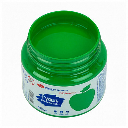 Гуашь "Я - Художник!" Невская Палитра, банка 500 мл, зеленая светлая, 23024717