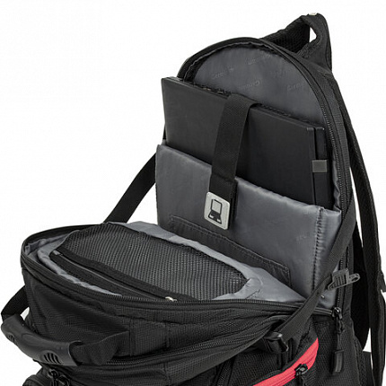 Рюкзак GERMANIUM "S-03" универсальный, с отделением для ноутбука, увеличенный объем, черный, 46х32х26 см, 226949