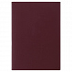 Папка адресная бумвинил без надписи, формат А4, бордовая, индивидуальная упаковка, STAFF "Basic", 129634