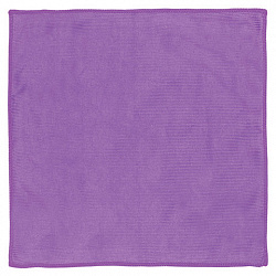 Салфетка из МИКРОФИБРЫ для стекла и оптики 30х30 см, фиолетовая, 250 г/м2, ОФИСМАГ, 601260