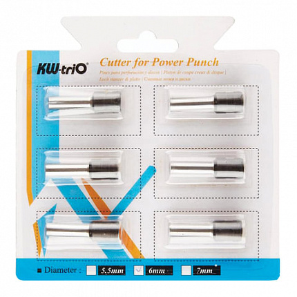 Сменные ножи для дырокола KW-trio 952/954, комплект 6 шт., 130001/6