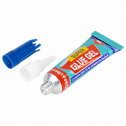 Клей-гель моментальный (суперклей) BRAUBERG "EXTRA", 3 г, УЛЬТРАПРОЧНЫЙ, отрывная мультикарта, 608103