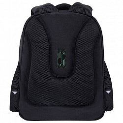 Ранец BRAUBERG STABLE, 2 отделения, с брелком, "Smoky car", LED-ЛАМПОЧКИ, 36х28х16 см, 274389