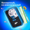 Пенал ЮНЛАНДИЯ, 2 отделения, ламинированный картон, 19х11 см, "Space smile", 270890