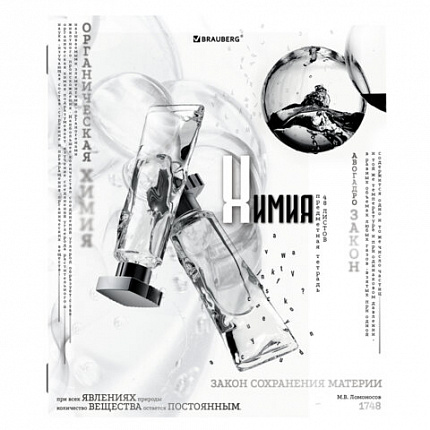 Тетради предметные, КОМПЛЕКТ 12 ПРЕДМЕТОВ, BLACK&WHITE, 48л, матовая ламинация, BRAUBERG, 404835