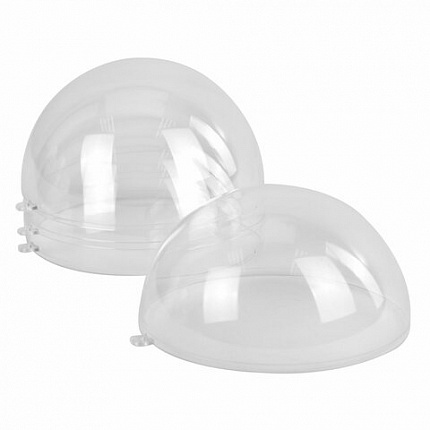 Пластиковые шары для поделок, 12 см, 2 шт., BRAUBERG HOBBY, 665396