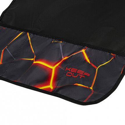 Фартук с нарукавниками для уроков труда BRAUBERG, 3 кармана, 46x54 см, Keep out, 273758