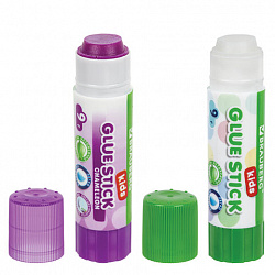 Клей-карандаш "2+1 обесцвечивающийся" 9 г, КОМПЛЕКТ 3 шт./блистер, BRAUBERG KIDS, 271712