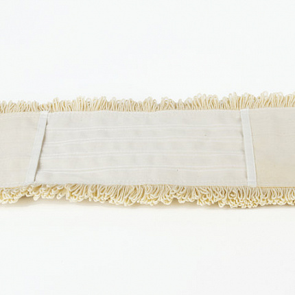 Насадка МОП плоская 60 см для швабры-рамки, карманы, нашивной хлопок, LAIMA EXPERT, 605305