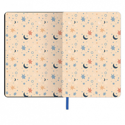 Блокнот А5 (143x210 мм), BRAUBERG VISTA "Beauties", под кожу, твердый, срез фольга, 80 л., 112065