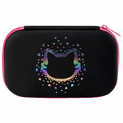 Пенал BRAUBERG SHINY, 1 отделение, 1 откидная планка, EVA, 22х13х4 см, "Pretty face", 273516