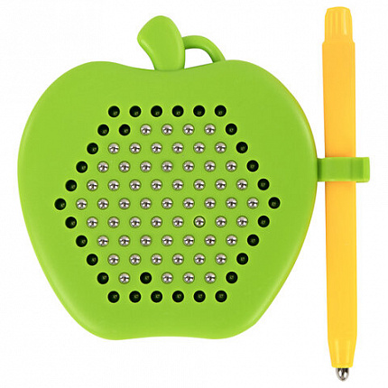 Магнитный планшет MAGPAD MINI для рисования 9х11,5 см, 91 шарик, ассорти, BRAUBERG KIDS, 665106