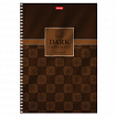 Тетрадь А4 96 л., HATBER, гребень, клетка, металлизированный картон, выборочный лак, "Chocolate" (микс), 083451, 96Т4мтлВ1гр