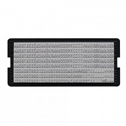 Касса русских букв/цифр для самонаборных печатей и штампов TRODAT 6003, 328 символов, шрифт 3 мм, 64311