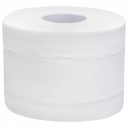 Бумага туалетная с центральной вытяжкой 120 м, FOCUS Point, 2-слойная, белый, КОМПЛЕКТ 12 рулонов, 5036915