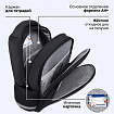 Рюкзак BRAUBERG OPTIMA, 2 отделения, с брелоком, "Держись подальше", СВЕТЯЩИЙСЯ, 36х27х18 см, 271361