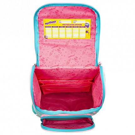 Ранец ЮНЛАНДИЯ WISE, 1 отделение, 3 кармана, устойчивое дно, "Soft paws", 37х29х15 см, 229946