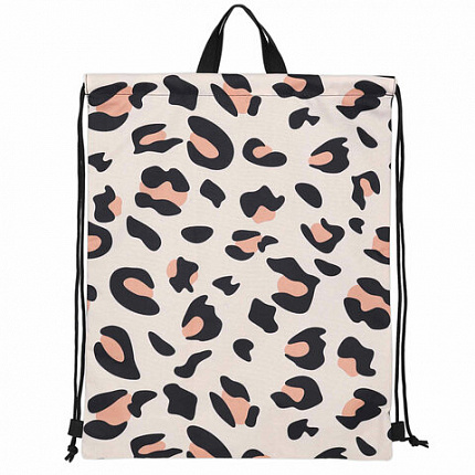 Мешок для обуви BRAUBERG большой удобный с ручкой, 51х41 см, "Wild spots", 271593