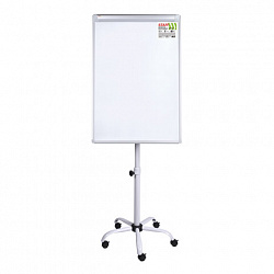 Доска-флипчарт магнитно-маркерная 70x100 см, передвижная, на пятилучии, STAFF, 238003