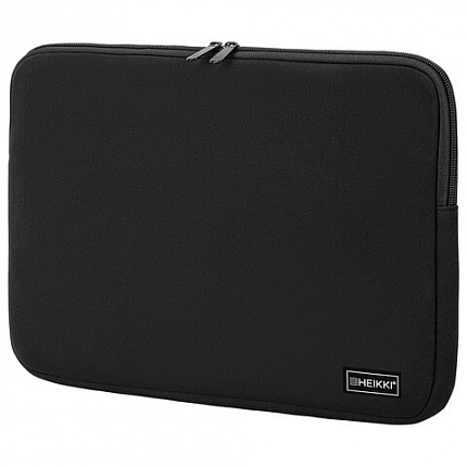 Чехол для ноутбука HEIKKI SLIM 15,6'' (ХЕЙКИ), неопрен, Case, черный, 26х37х2,5 см, 272605
