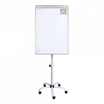 Доска-флипчарт магнитно-маркерная 70x100 см, передвижная, на пятилучии, STAFF, 238003