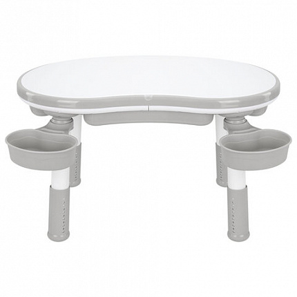 Стол детский трансформер 3 в 1 BRABIX KIDS CT-001, растущий, 2-8 лет, пластик, серый, 533290