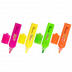 Набор текстовыделителей 4 НЕОНОВЫХ ЦВЕТА, STAFF "EVERYDAY HL-720", линия 1-5 мм, скошенный наконечник, 152555