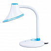 Настольная лампа / светильник SONNEN OU-608, на подставке, светодиодная, 5 Вт, белый/синий, 236669