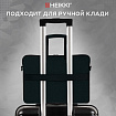 Сумка портфель HEIKKI NOVATION (ХЕЙКИ) с отделением для ноутбука 13-14", багажная лента, черная, 28х38х3 см, 272594