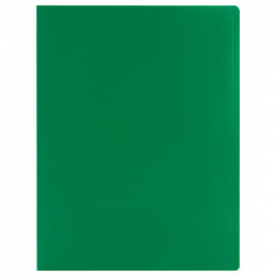 Папка 100 вкладышей STAFF, зеленая, 0,7 мм, 225715