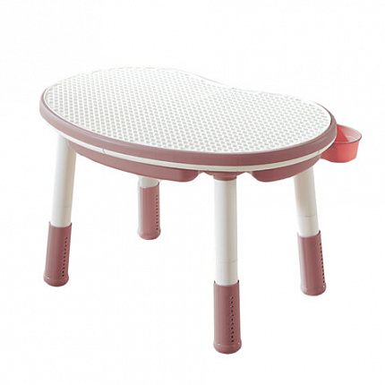Стол детский трансформер 3 в 1 BRABIX KIDS CT-001, растущий, 2-8 лет, пластик, розовый, 533289