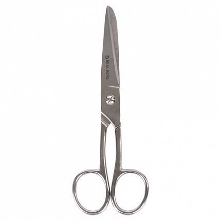 Ножницы цельнометаллические BRAUBERG "Professional", 150 мм, классической формы, 237101