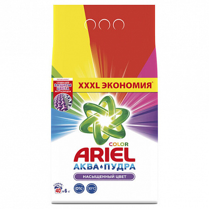 Стиральный порошок автомат 6 кг ARIEL (Ариэль) Color, 1001895