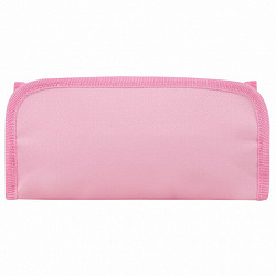 Пенал мягкий BRAUBERG KIDS, 3 отделения, кармашек на карабине, полиэстер, "Sweet friends", 22х10х7 см, 273558