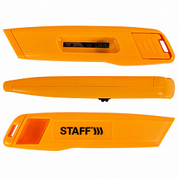 Нож универсальный мощный STAFF PRO, автофиксатор, ABS-пластик, 238734