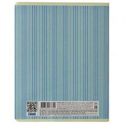 Тетрадь А5, 48 л., HATBER, скоба, линия, обложка картон, "LINE" (микс в спайке), 052332, 48Т5В2