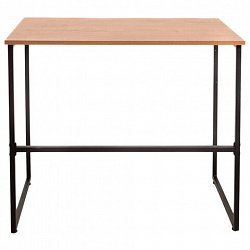 Стол BRABIX "SMART CD-020", 900х500х770 мм, ЛОФТ, металл/ЛДСП бунратти, каркас черный, 641950