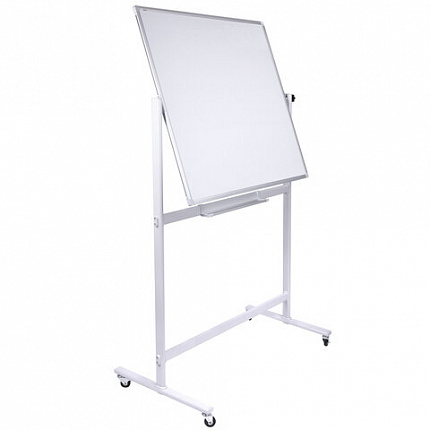 Доска магнитно-маркерная НА СТЕНДЕ 90х120 см, 2-сторонняя, STAFF, 238014