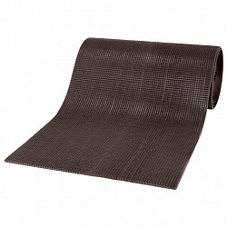 Коврик ДОРОЖКА 0,9х10 м, "ТРАВКА" ВЕНГЕ пластиковый грязезащитный, щетина 10 мм, LAIMA EXPERT, 701072