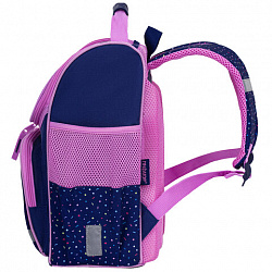 Ранец ПИФАГОР BASIC, 1 отделение, 3 кармана, эргономичная спинка, "Comic donuts", 35х28х18 см, 273137