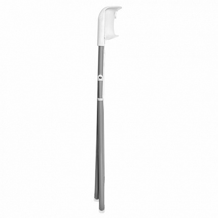 Стул складной BRABIX "Golf Lite CF-017", серебристый каркас, пластик белый, 532896