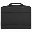 Папка-портфель пластиковая BRAUBERG А4+ (375х305х60 мм), 4 отделения, 2 кармана, на молнии, черный, 225169