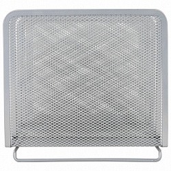 Подставка для сортировки писем и бумаг 5-ти секционная BRAUBERG "Germanium", 195х365х205 мм, серебро, 237969