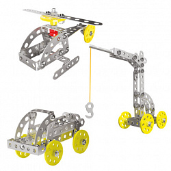 Конструктор металлический "Техника 5 в 1" с подвижными деталями, 108 элементов, BAMBOX (БАМБОКС), 667030