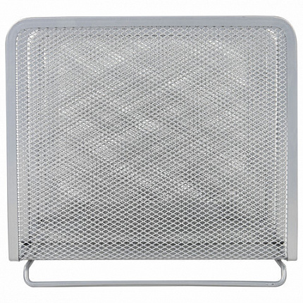 Подставка для сортировки писем и бумаг 5-ти секционная BRAUBERG "Germanium", 195х365х205 мм, серебро, 237969