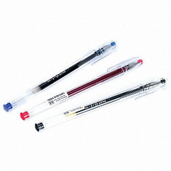 Ручка гелевая PILOT "G-1", СИНЯЯ, корпус прозрачный, узел 0,5 мм, линия письма 0,25 мм, BL-G1-5T