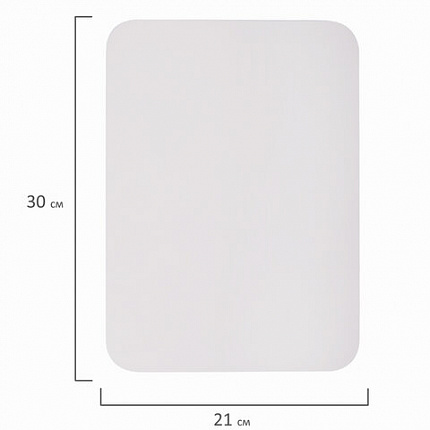 Доска на холодильник магнитно-маркерная 30х21 см с маркером, магнитом и салфеткой, BRAUBERG, 237846