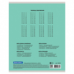 Тетрадь 18 л. BRAUBERG "ЭКО", клетка, обложка картон 170 г/м2, ЗЕЛЕНАЯ ПАСТЕЛЬНАЯ, 105675